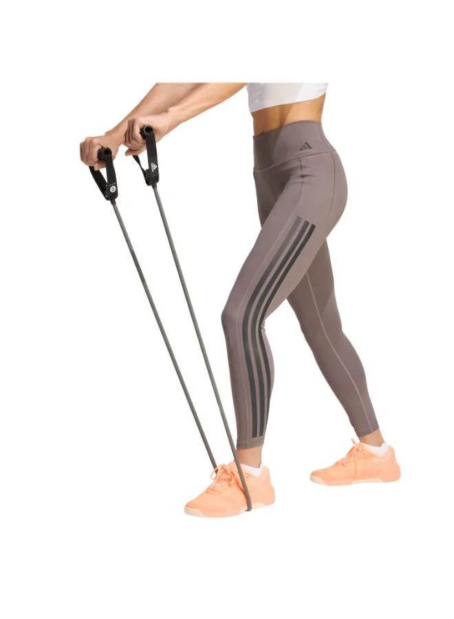 اديداس بنطال ضيّق Optime Workout 3-Stripes 7/8